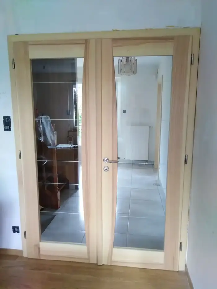 Porte intérieure bois massif sur mesure